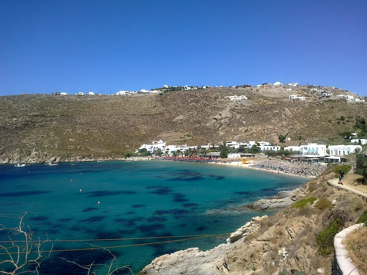 Psarou Beach, Cyclades, Greece