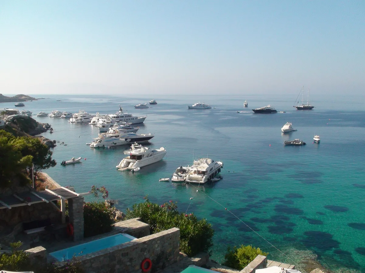 Psarou Beach, Cyclades, Greece — 2