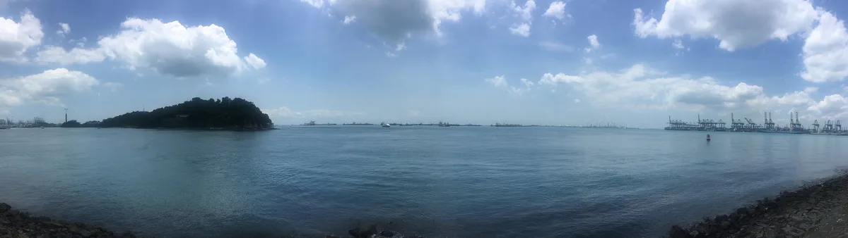 Siloso Beach, Sentosa, South China Sea, Singapore
