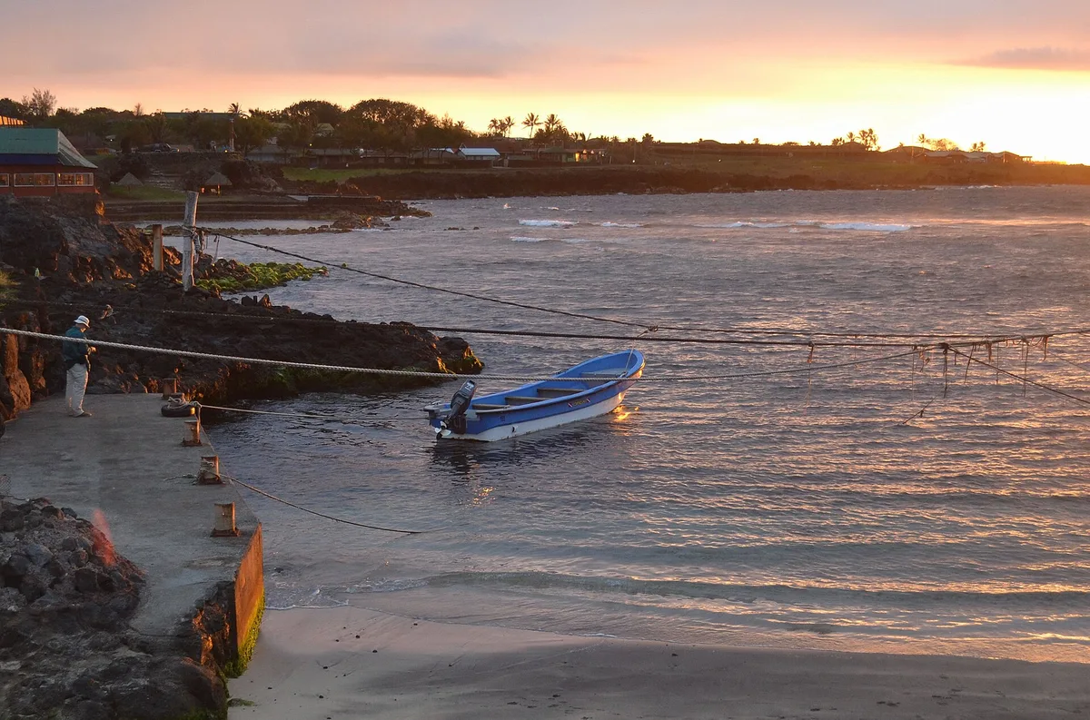 Hanga Piko Beach, Hanga Roa, Chilean Pacific, Chile — 2
