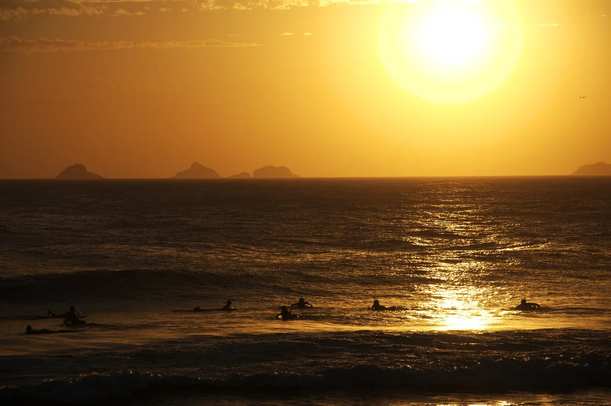 Arpoador Beach, Rio de Janeiro, Brazilian Atlantic, Brazil — 2