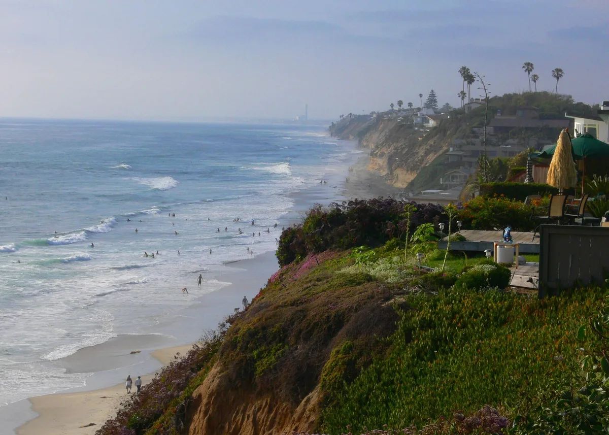 Moonlight State Beach, Encinitas, California Coast, United States — 4
