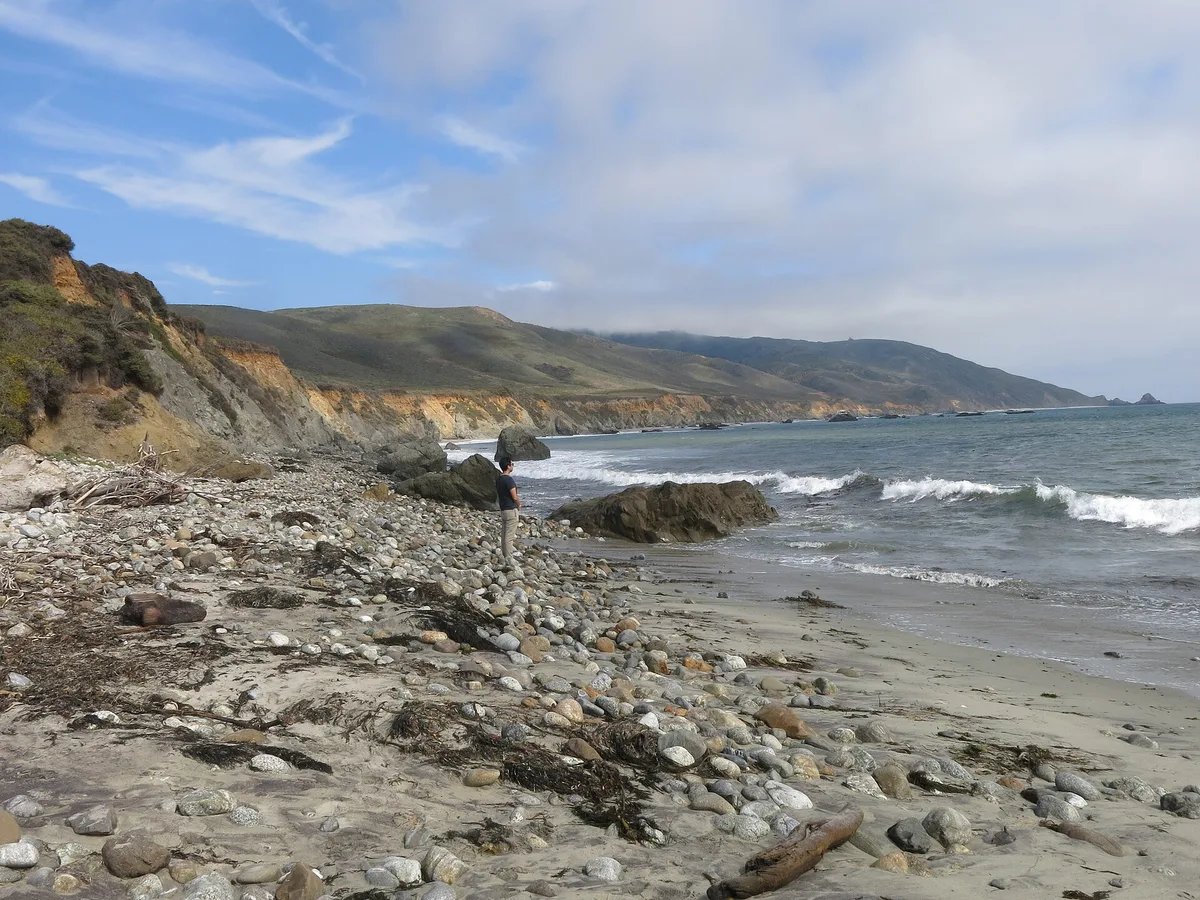 Spiaggia di Andrew Molera State Park, Big Sur, Monterey County, California Coast, Stati Uniti — 2