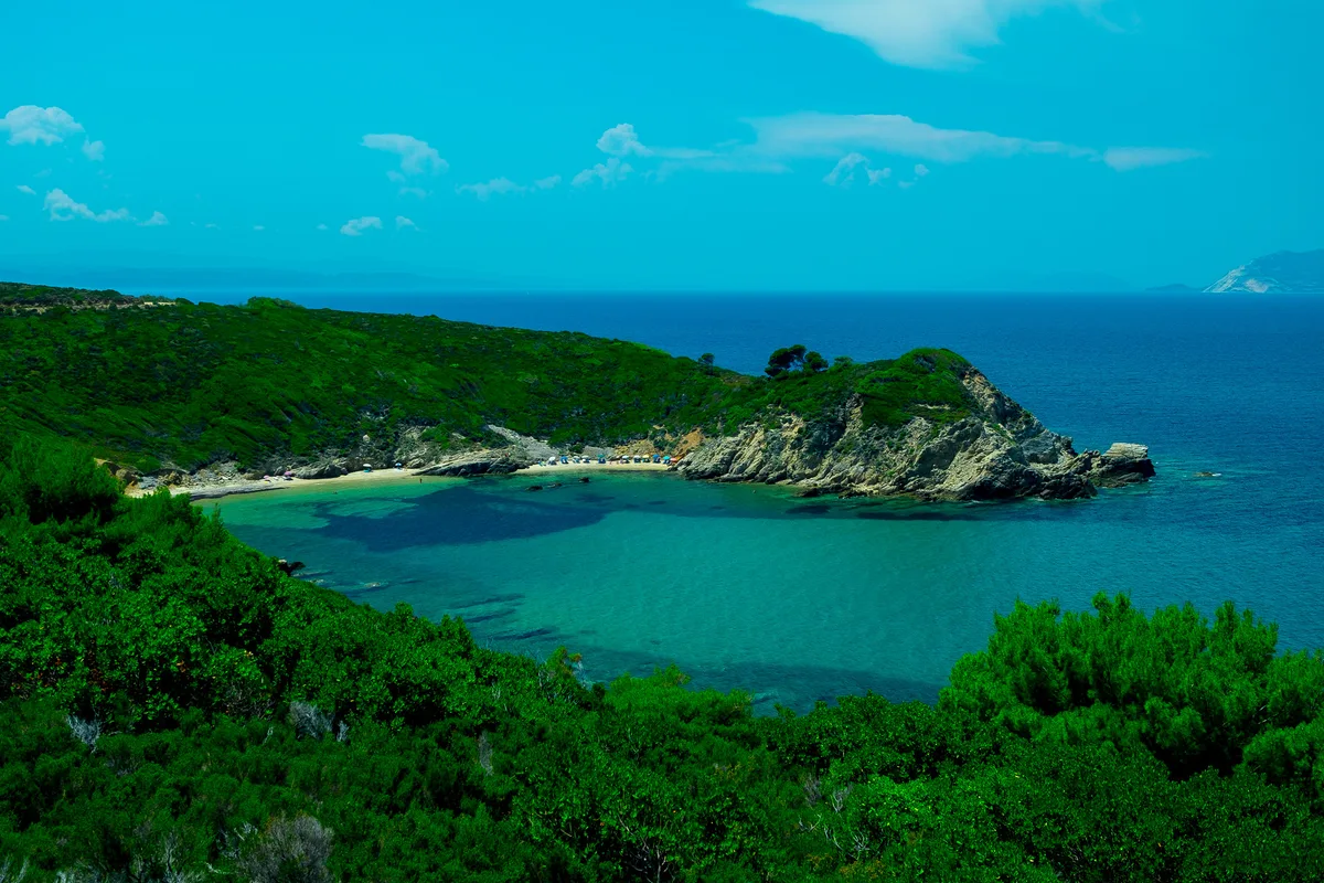 Agia Eleni Beach, Skiathos, Sporades, Greece