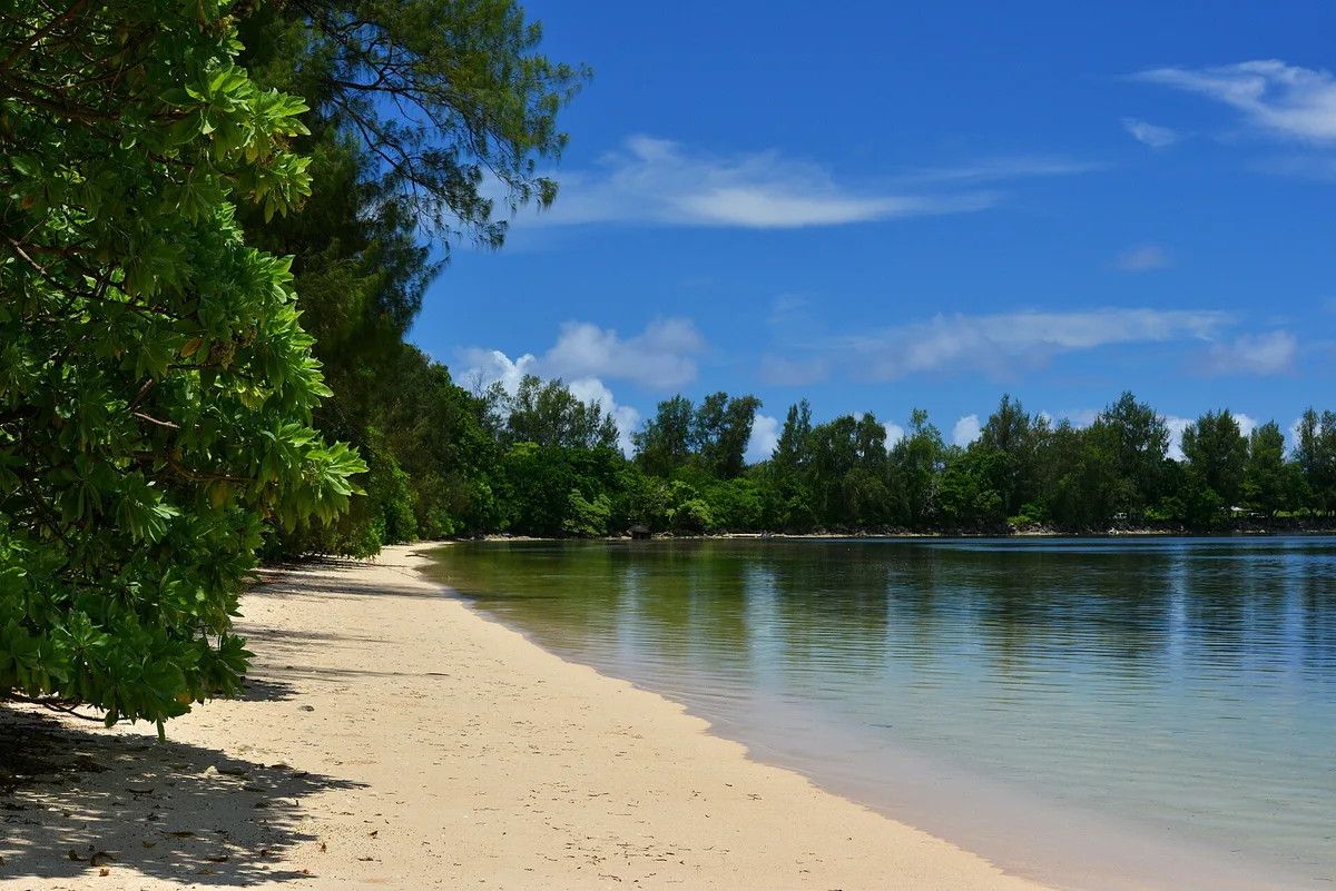 Peleliu Orange Beach, Peleliu State, Micronesia, Palau