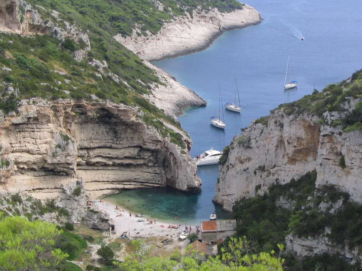 Stiniva Beach, Vis, Dalmatia, Croatia — 3