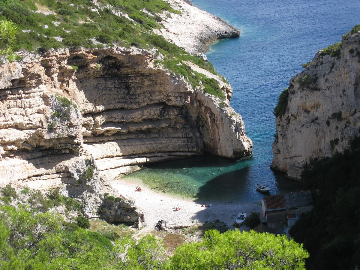 Stiniva Beach, Vis, Dalmatia, Croatia