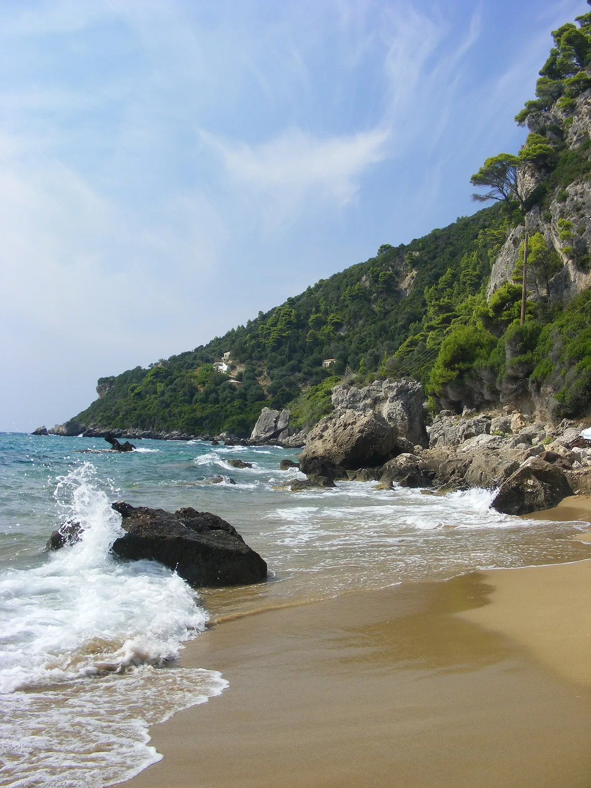 Glyfada Beach, Pelekas, Ionian Islands, Greece — 5