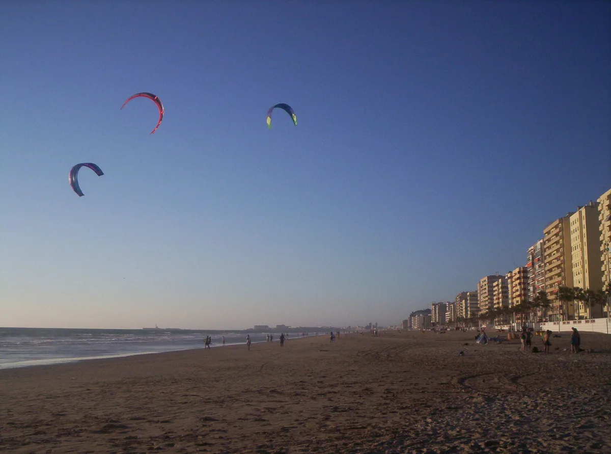 Victoria-Strand, Cádiz, Andalusia, Spanien — 5