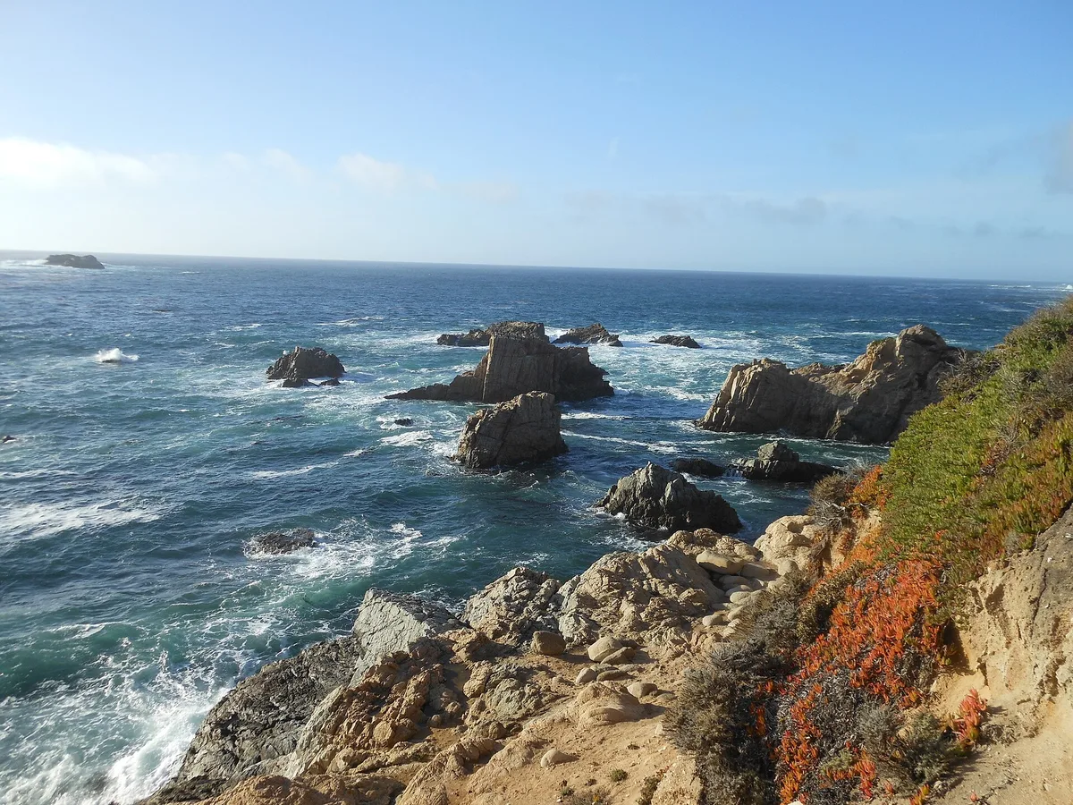 Playa del Soberanes Point, Carmel Highlands, Monterey County, California Coast, Estados Unidos — 6