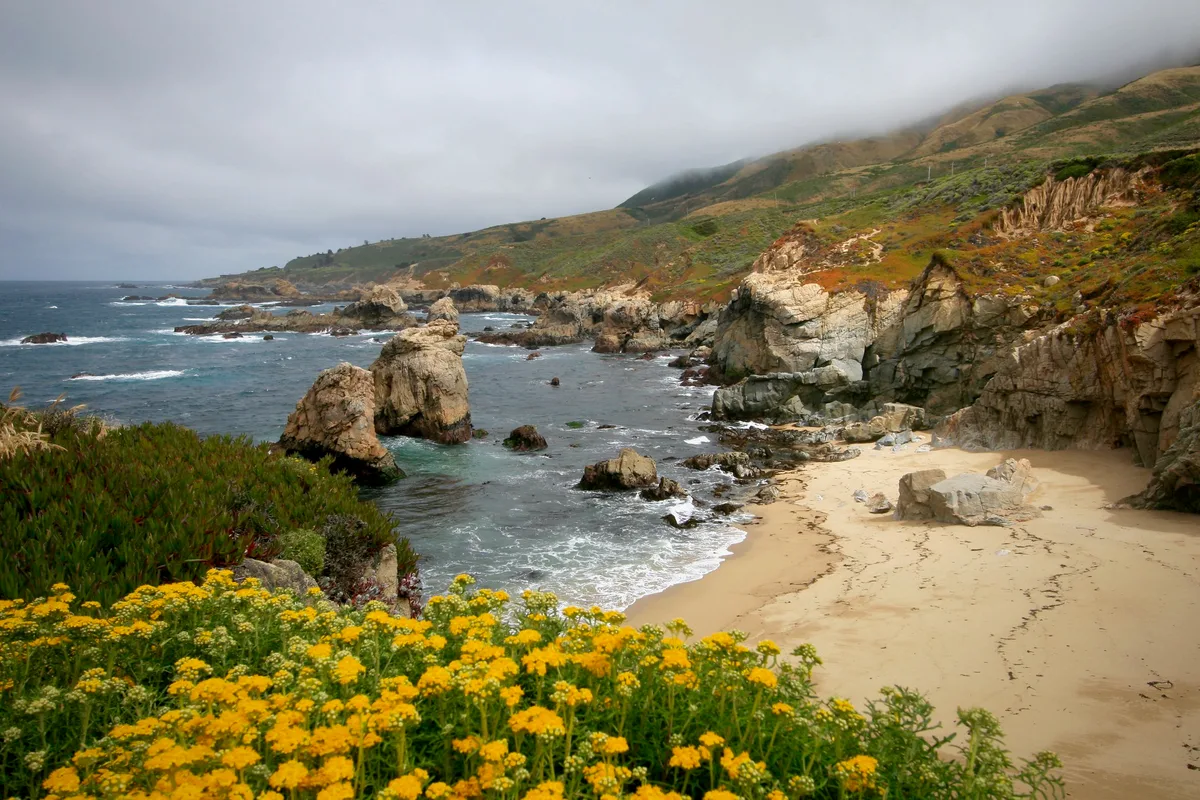 Playa del Soberanes Point, Carmel Highlands, Monterey County, California Coast, Estados Unidos — 2