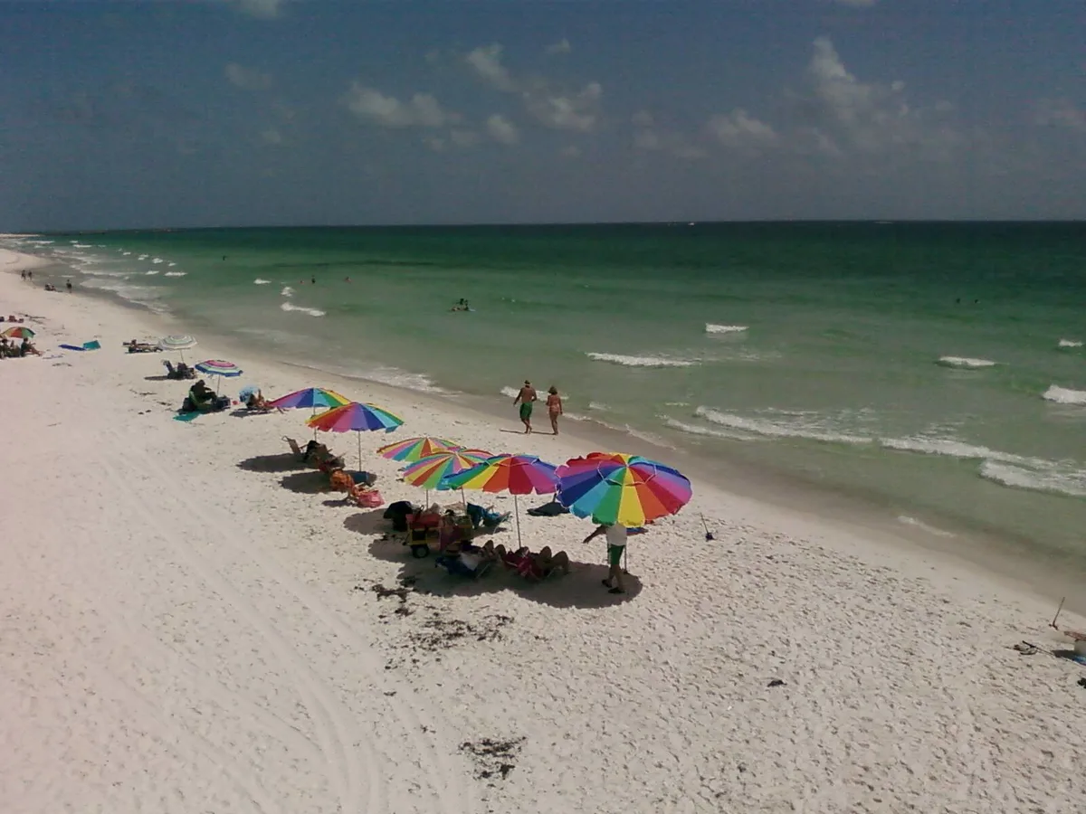 Spiaggia di St. Andrews State Park, Panama City Beach, Florida Panhandle, Stati Uniti — 4