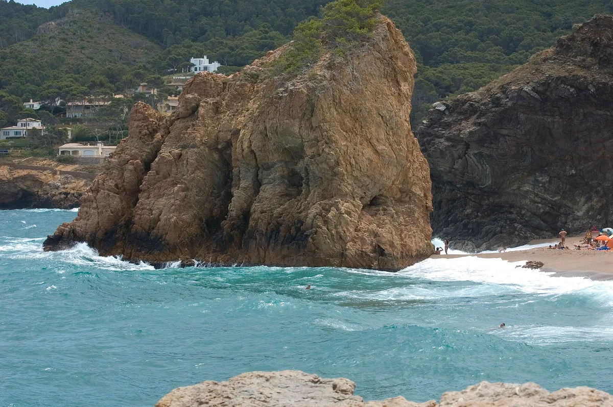 Sa Riera-Strand, Begur, Catalonia, Spanien — 2