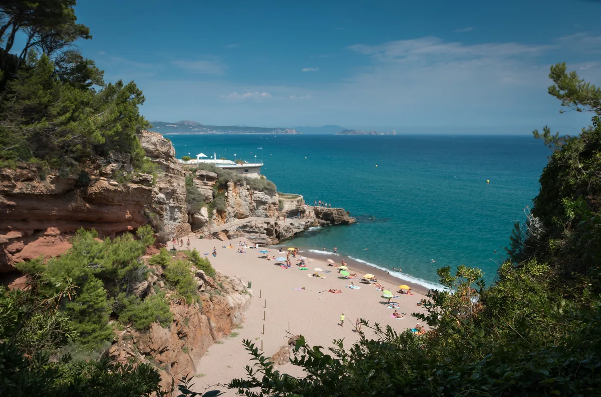 Sa Riera-Strand, Begur, Catalonia, Spanien — 6
