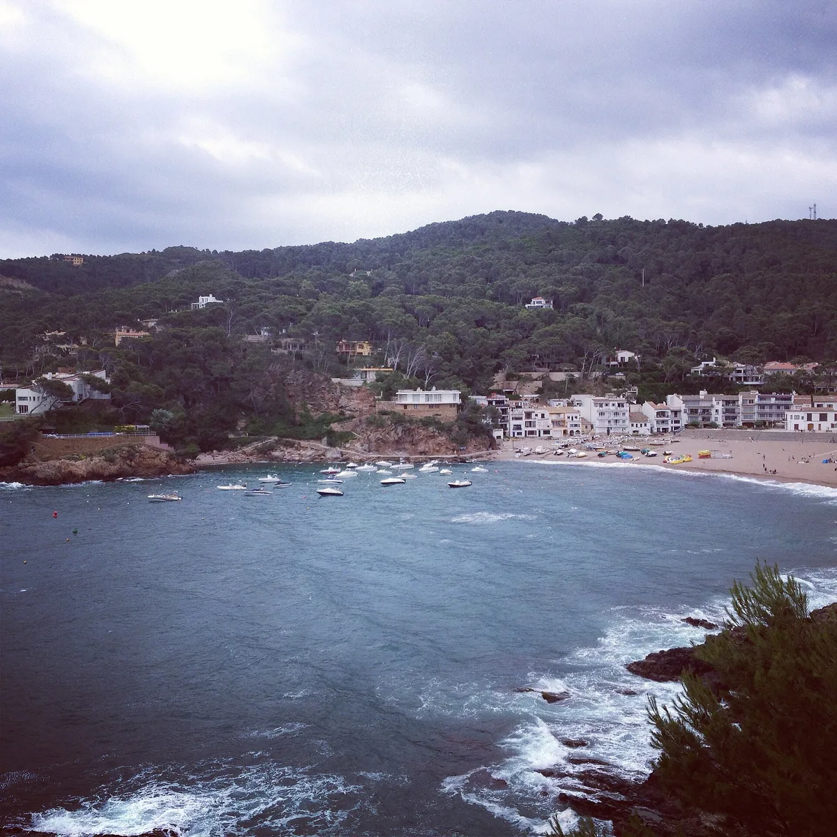 Sa Riera-Strand, Begur, Catalonia, Spanien