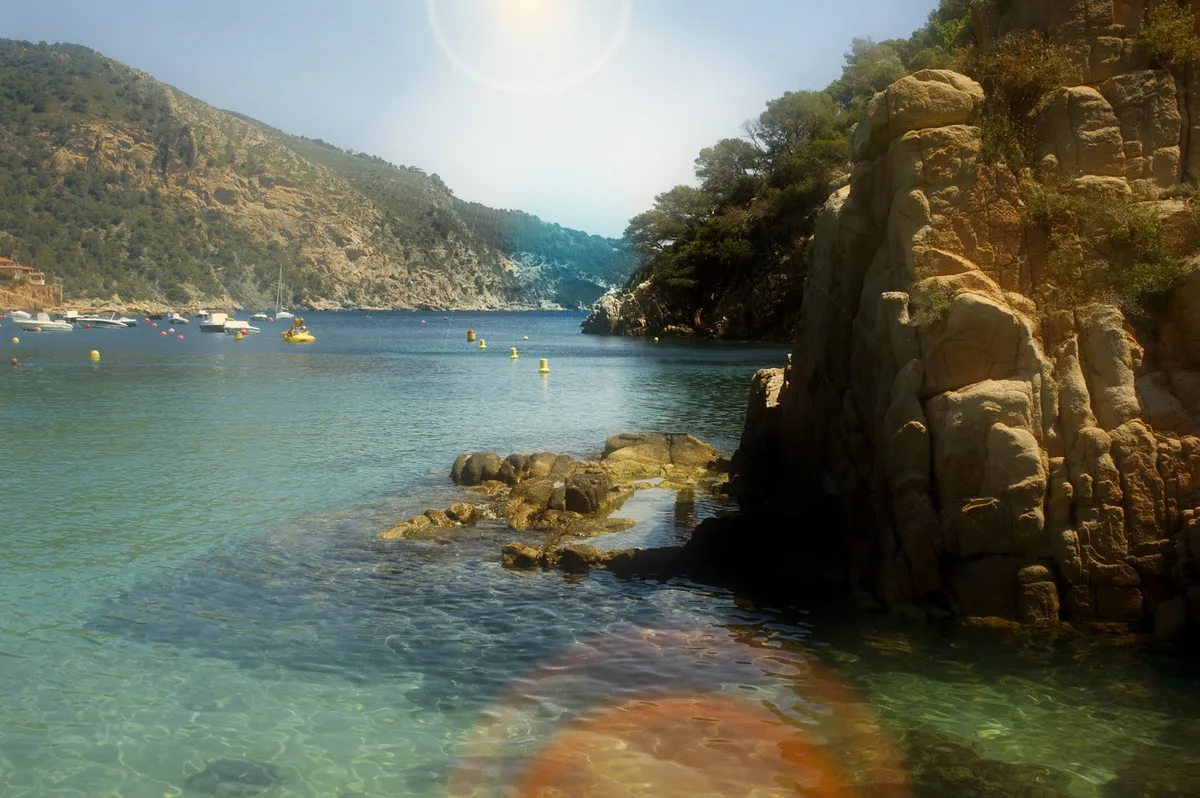 Sa Riera-Strand, Begur, Catalonia, Spanien — 5