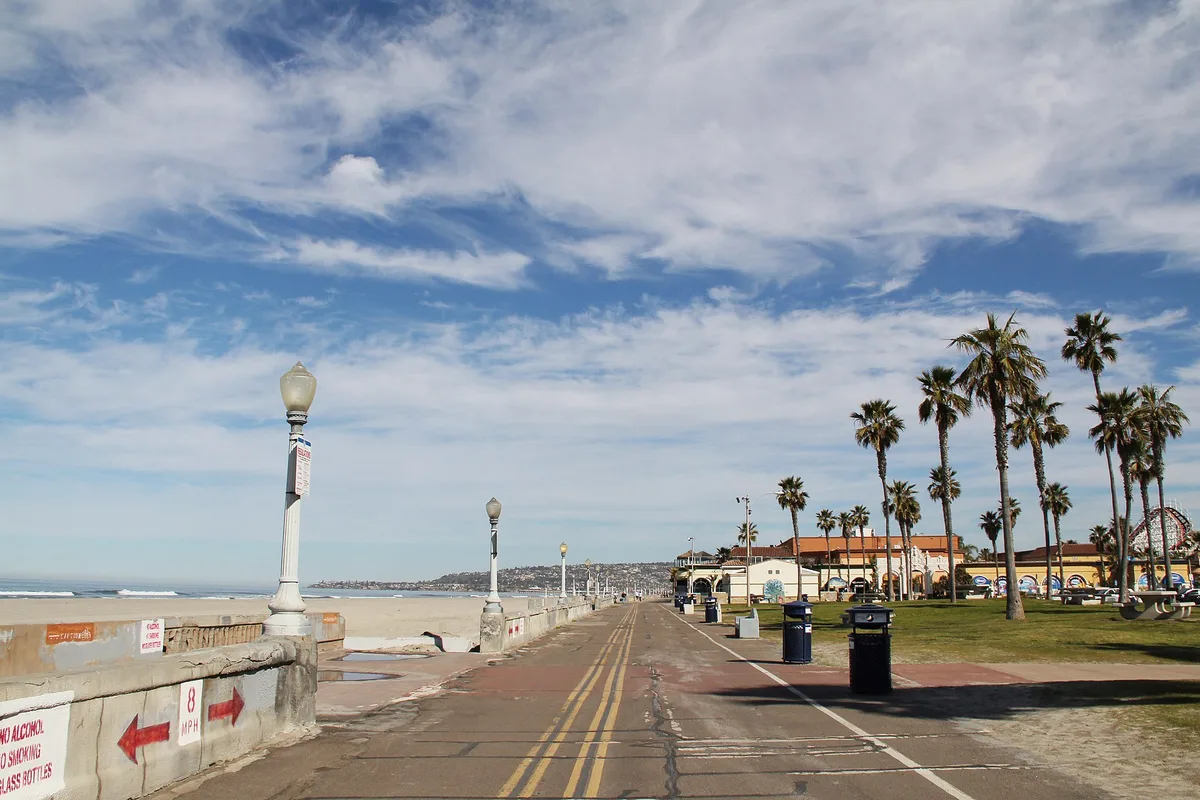 Mission Beach, San Diego, California Coast, Stati Uniti