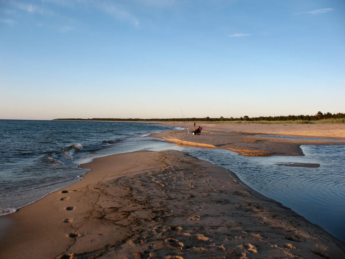 Spiaggia di Nõva, Lääne-Nigula vald, Baltic Sea, Estonia — 2