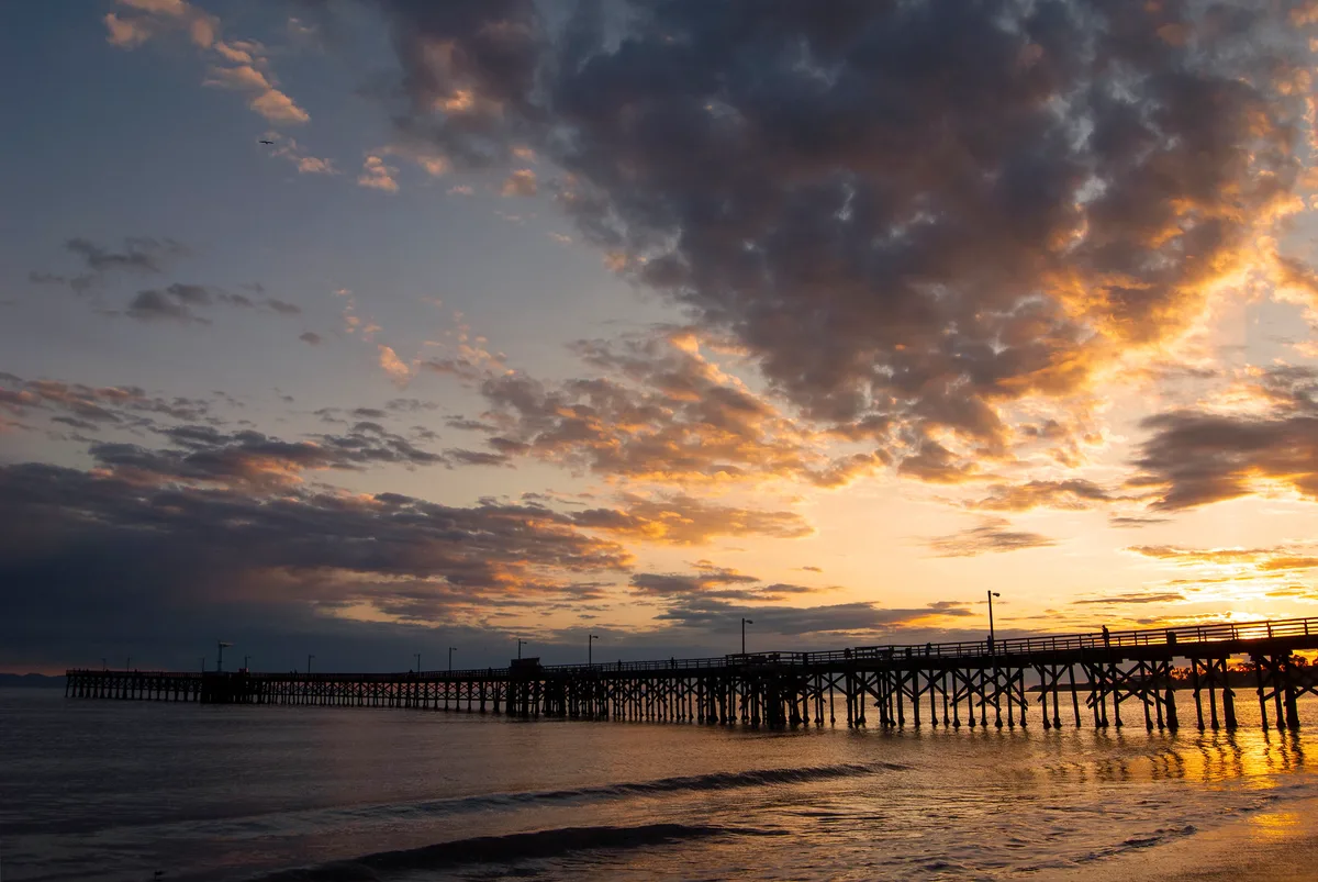 Goleta Beach, Goleta, California Coast, United States — 2