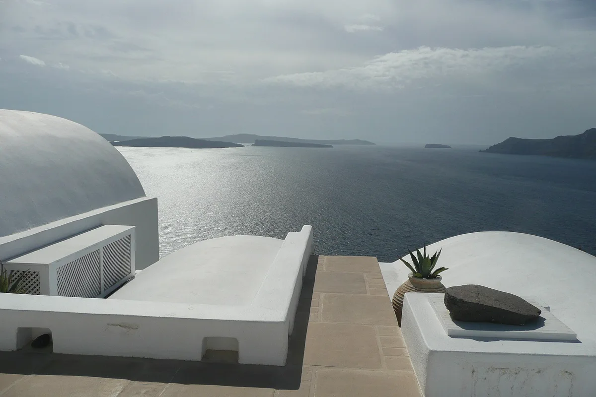 Skaros-Strand, Cyclades, Griechenland — 6
