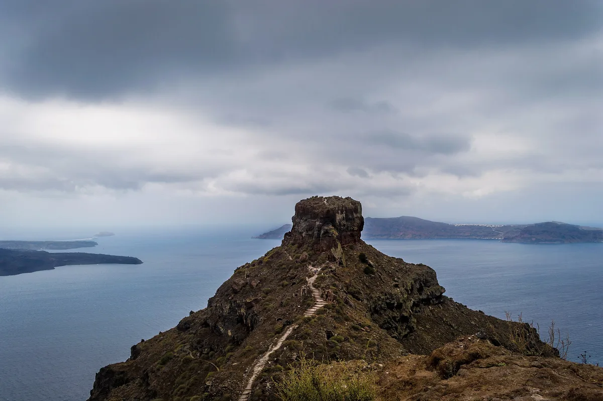 Skaros-Strand, Cyclades, Griechenland — 5