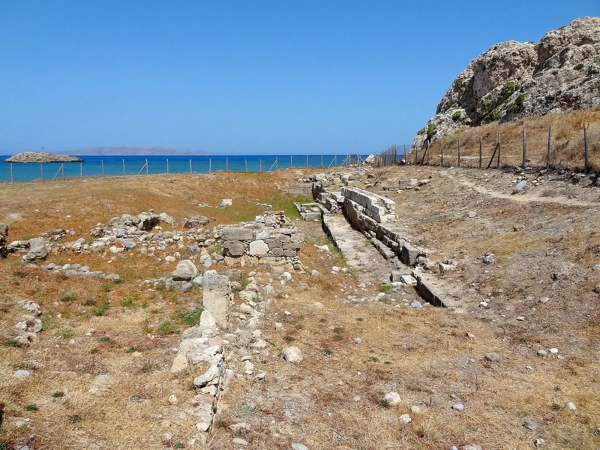 Amnissos Beach, Hersonissos, Crete, Greece