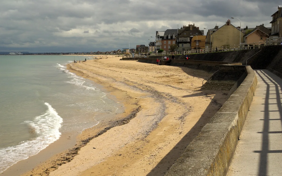 Lion-sur-Mer-Strand, Lion-sur-Mer, Normandy, Frankreich