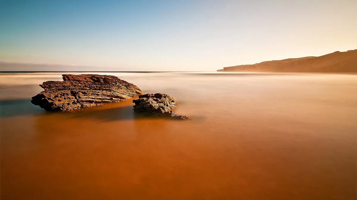 Plage de Monte Clérigo, Aljezur, Portuguese Atlantic, Portugal