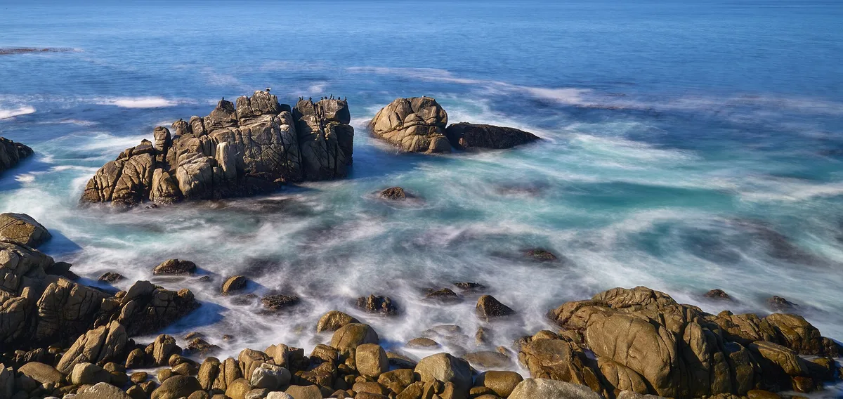 Malpaso Creek Beach, Carmel Highlands, Monterey County, California Coast, United States
