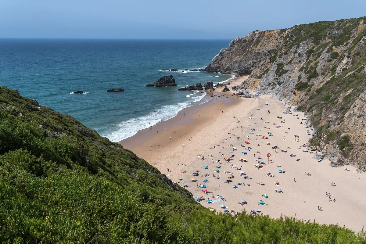 Adraga Beach, Sintra, Portuguese Atlantic, Portugal