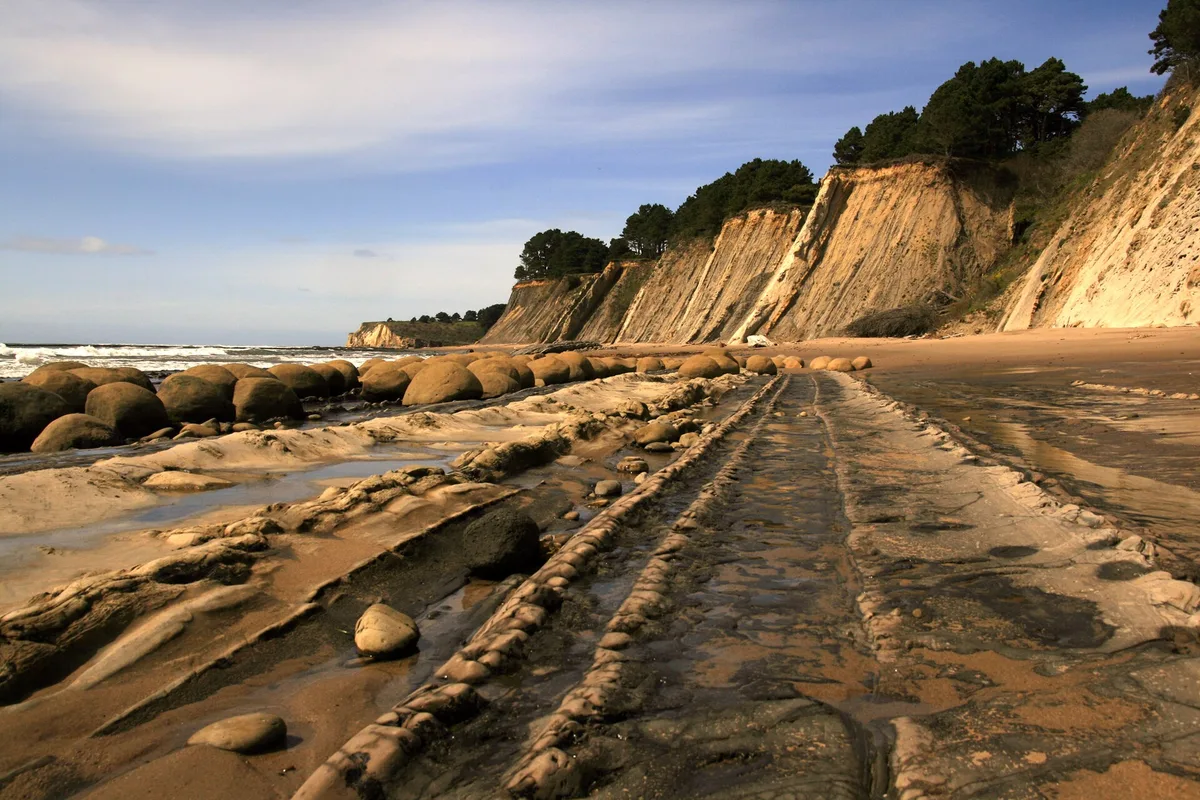 Bowling Ball Beach, Point Arena, California Coast, Estados Unidos — 4