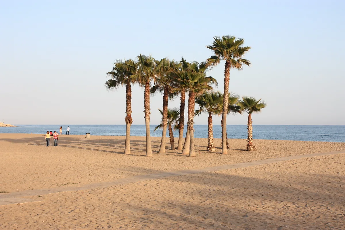 Coma-ruga-Strand, El Vendrell, Catalonia, Spanien — 2