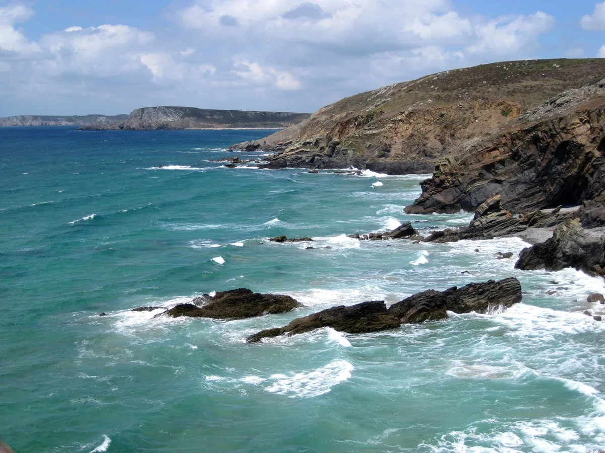 Playa de Lostmarc'h, Crozon, Brittany, Francia — 4