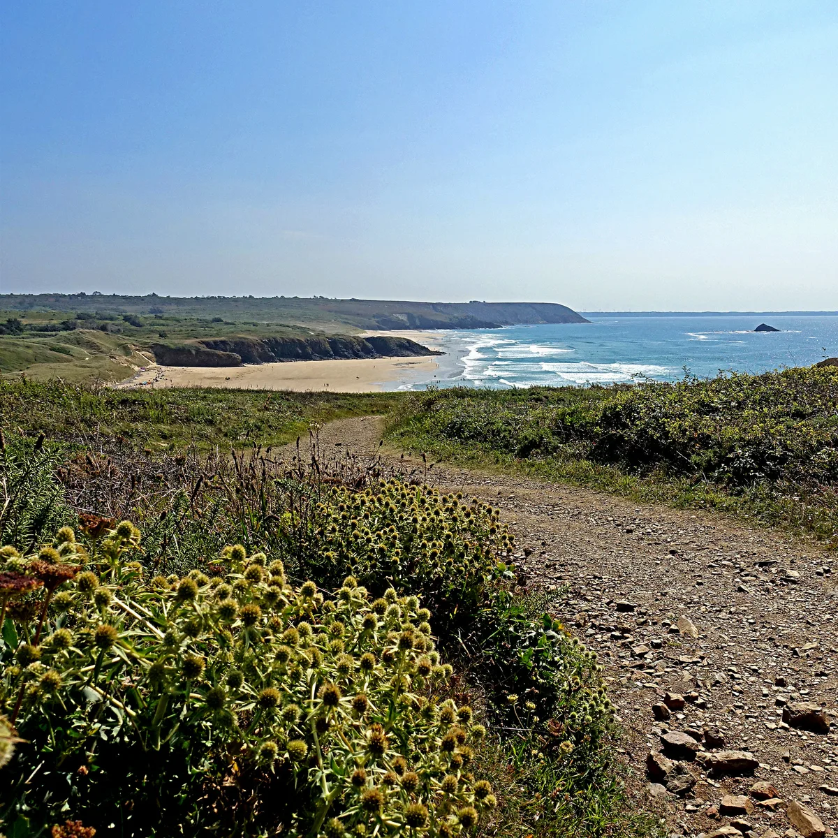 Playa de Lostmarc'h, Crozon, Brittany, Francia