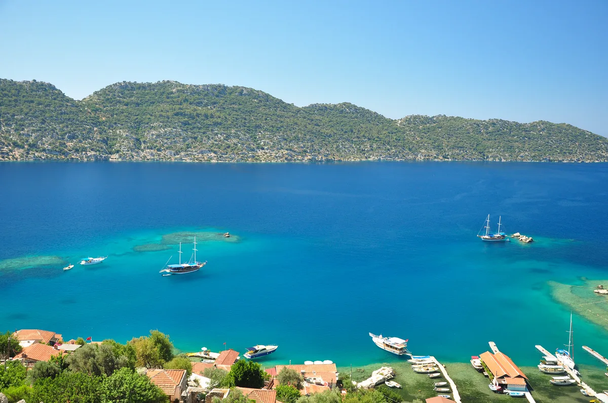 Üçağız Beach, Demre, Turkish Riviera, Turkey