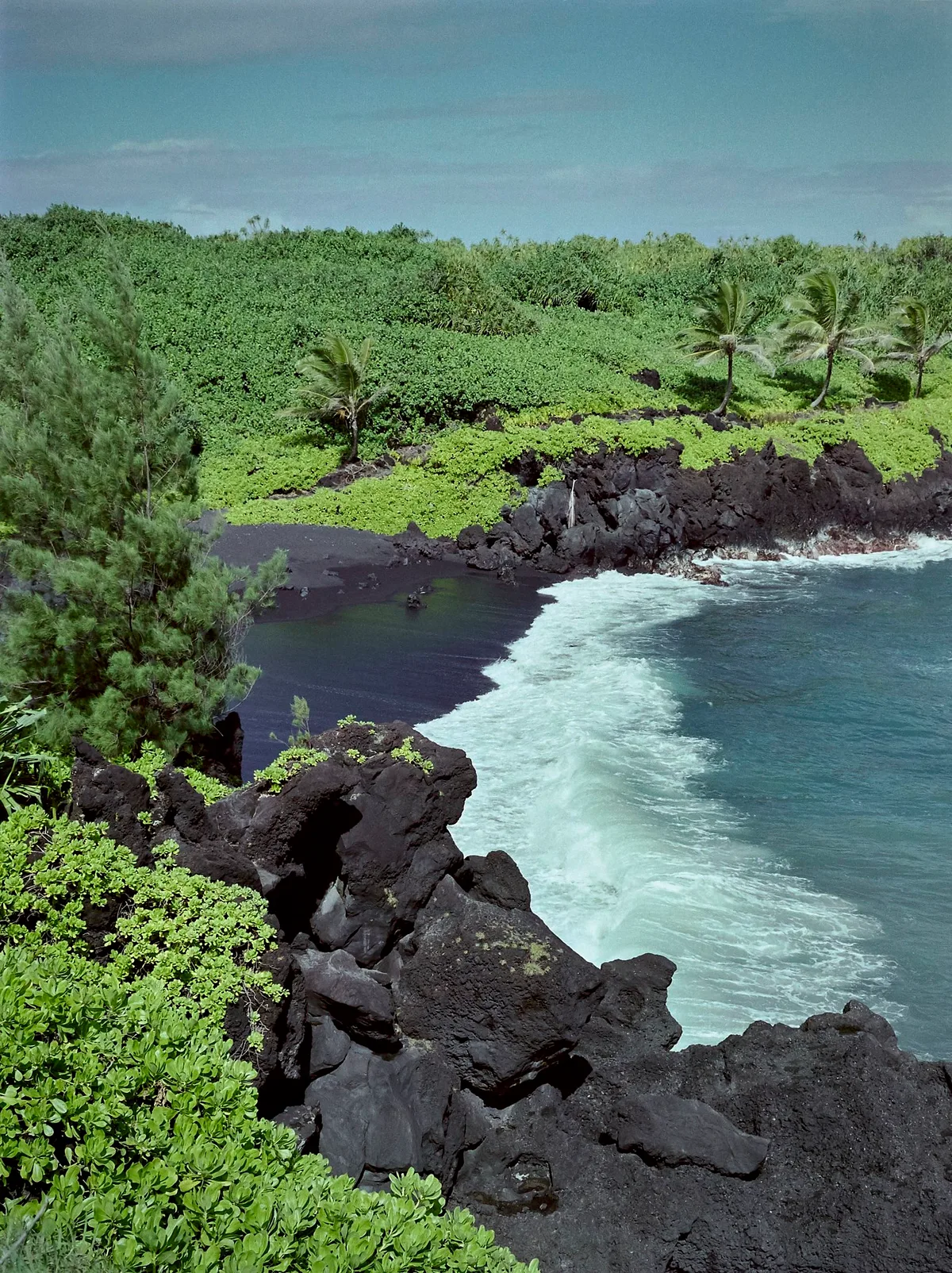 Plage de Wai'ānapanapa State Park, Hāna, Hawaii, États-Unis — 4