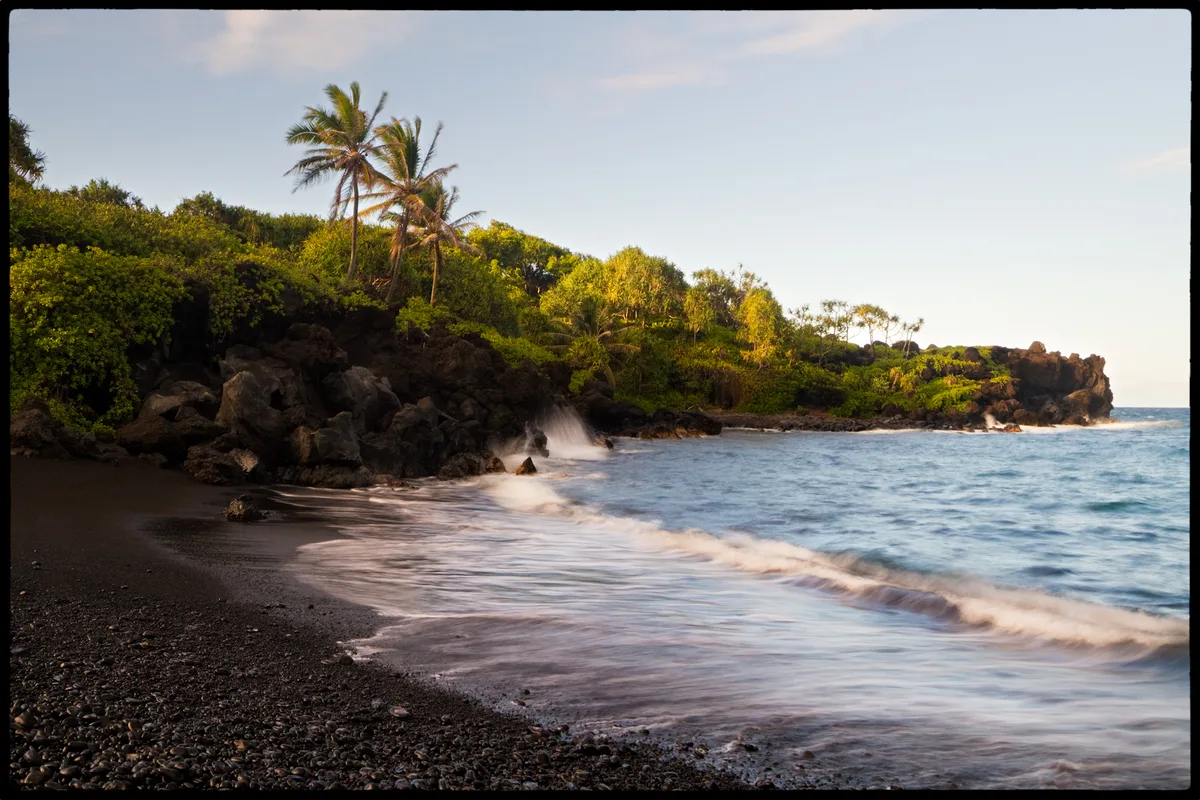 Plage de Wai'ānapanapa State Park, Hāna, Hawaii, États-Unis — 2