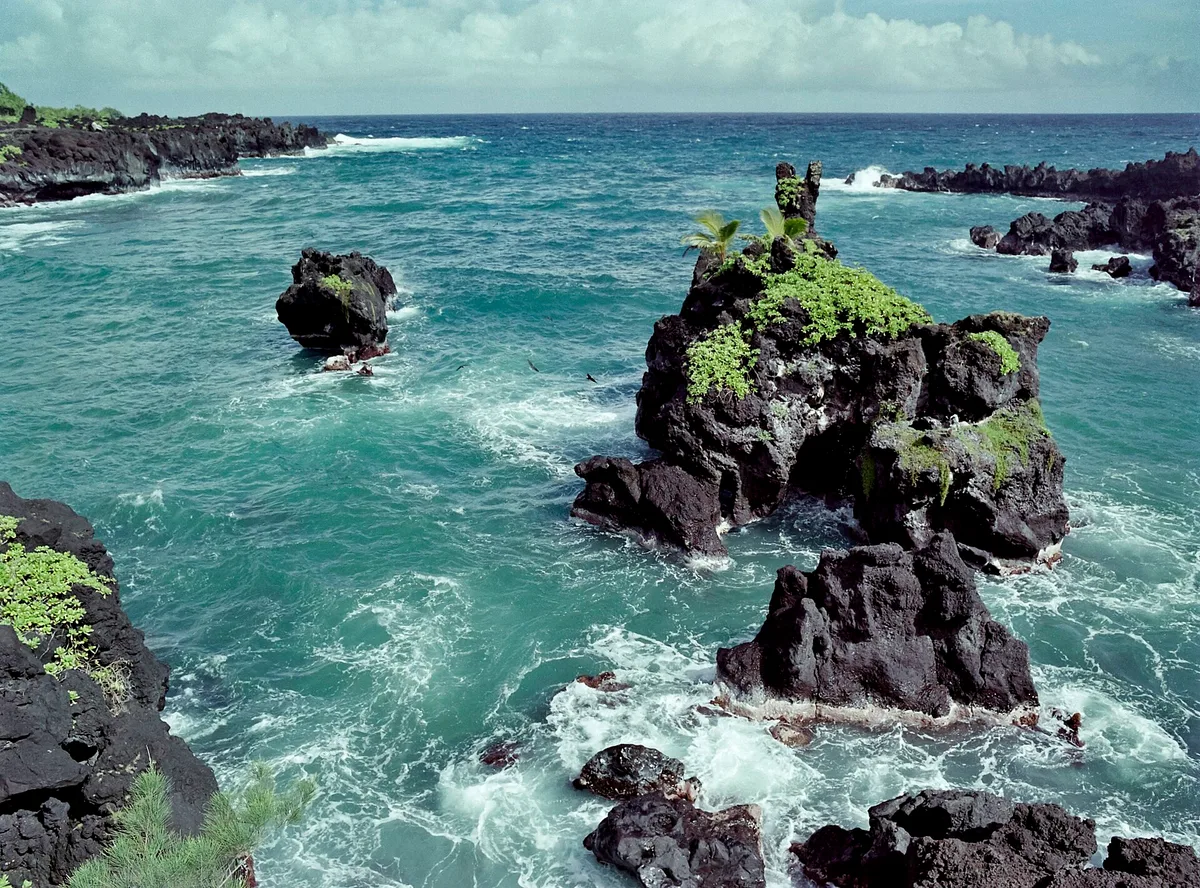 Plage de Wai'ānapanapa State Park, Hāna, Hawaii, États-Unis — 3