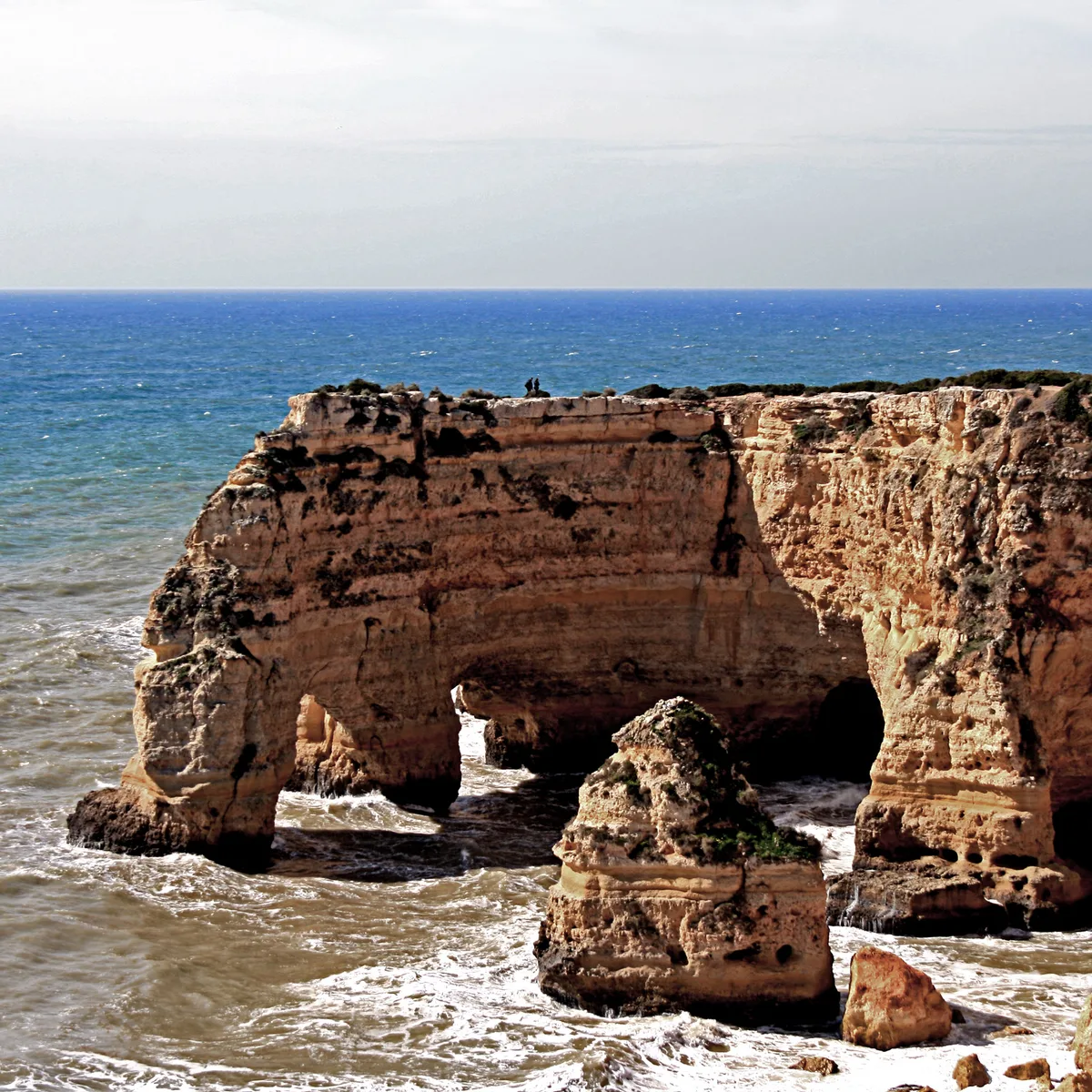 Spiaggia della Marinha, Lagoa, Portuguese Atlantic, Portogallo — 5