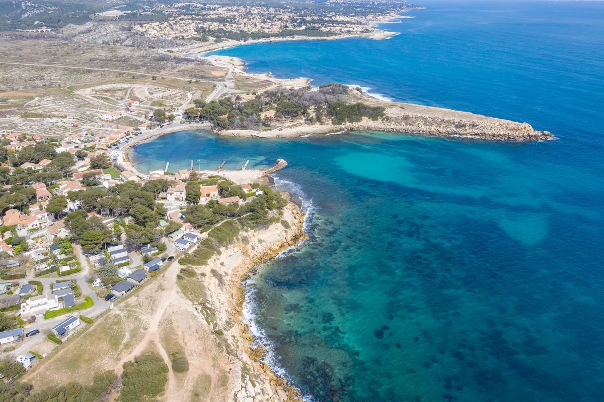 Tamaris Beach, Carry-le-Rouet, Provence-Alpes-Côte d'Azur, France — 4