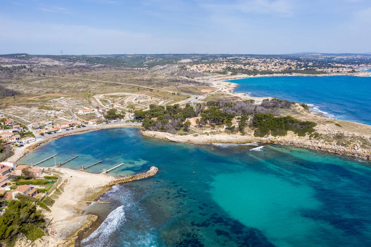 Tamaris Beach, Carry-le-Rouet, Provence-Alpes-Côte d'Azur, France — 2