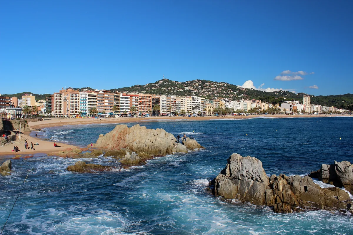 Lloret de Mar Beach, Lloret de Mar, Catalonia, Spain — 3