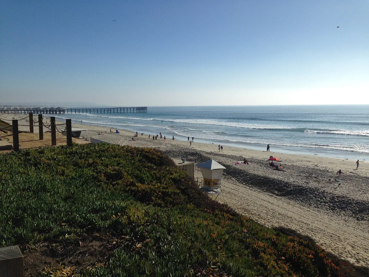 Tourmaline Surfing Park, San Diego, California Coast, Stati Uniti