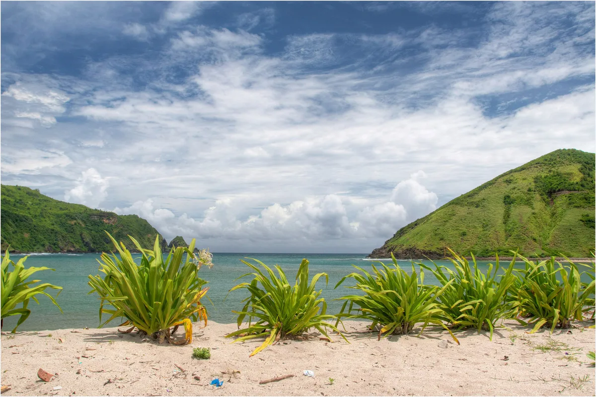 Mawun Beach, Tumpak, Lesser Sunda Islands, Indonesia