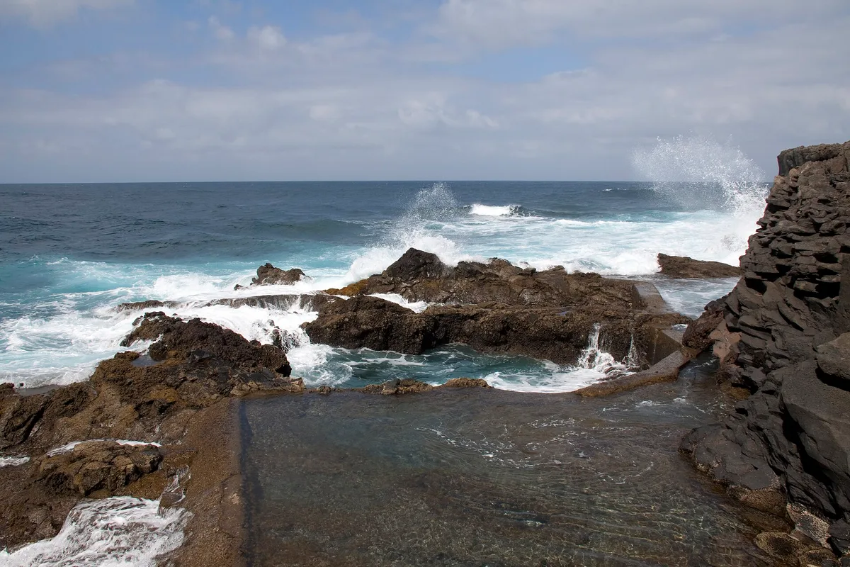 La Fajana Beach, Barlovento, Canary Islands, Spain
