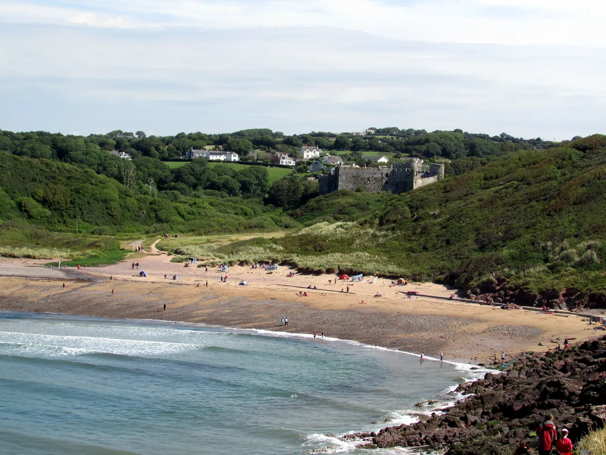 Manorbier Bay, Manorbier, Wales, United Kingdom — 2
