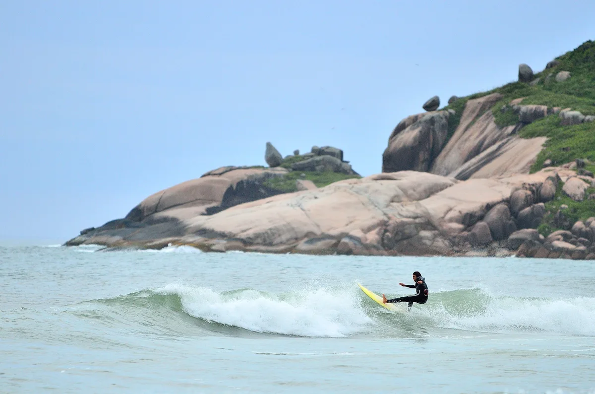 Plage de la Mole, Florianópolis, Brazilian Atlantic, Brésil — 2
