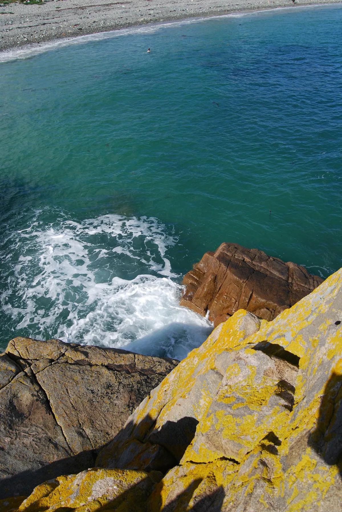 Playa de Pors Hir, Pleumeur-Bodou, Brittany, Francia