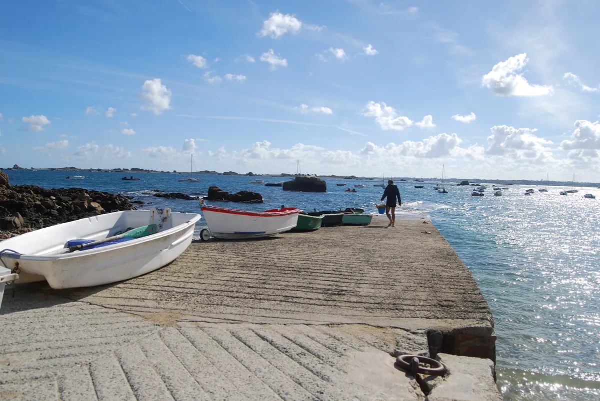 Playa de Pors Hir, Pleumeur-Bodou, Brittany, Francia — 3