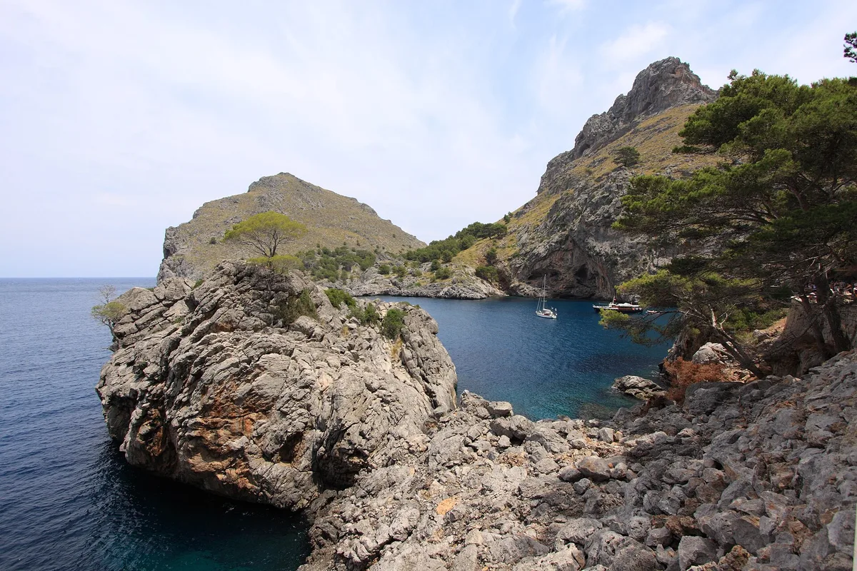 Sa Calobra Beach, Escorca, Balearic Islands, Spain